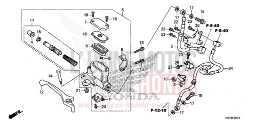 FRONT BRAKE MASTER CYLINDER (Z125MA) Z125MAK de 2019